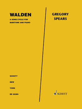 Paperback Walden: For Baritone and Piano Book