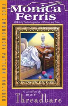 Hardcover Threadbare (Needlecraft Mystery) Book
