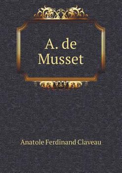 Paperback A. de Musset [French] Book