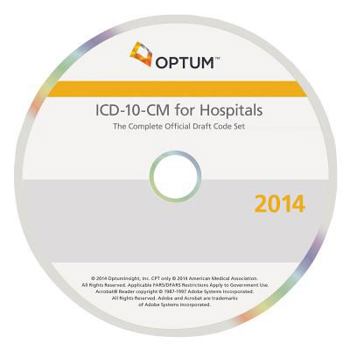 Hardcover ICD-10-CM: The Complete Official Draft Code Set for Hospitals eBook on CD Book