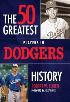 Hardcover The 50 Greatest Players in Dodgers History Book