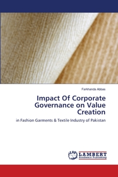 Paperback Impact Of Corporate Governance on Value Creation Book