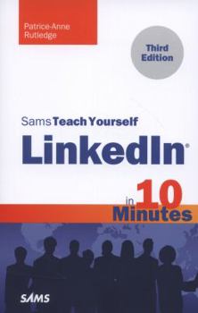 Paperback Sams Teach Yourself LinkedIn in 10 Minutes Book