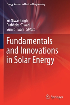 Paperback Fundamentals and Innovations in Solar Energy Book