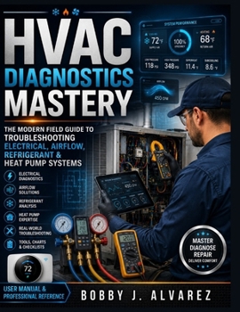 Paperback HVAC Diagnostics Mastery: The Modern Field Guide to Troubleshooting Electrical, Airflow, Refrigerant & Heat Pump Systems Book
