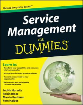 Paperback Service Management for Dummies Book