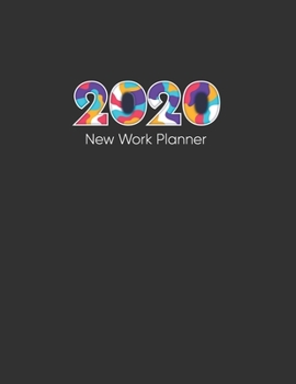 Paperback 2020 New work Planner Note Book: Monthly Calendar Schedule Organizer: Agenda Planner For 2020 Book