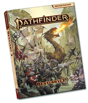 Paperback Pathfinder RPG Bestiary 3 Pocket Edition (P2) Book