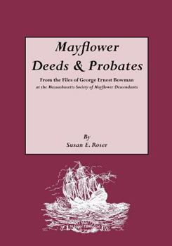 Paperback Mayflower Deeds & Probates Book