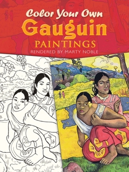 Paperback Color Your Own Gauguin Paintings Book