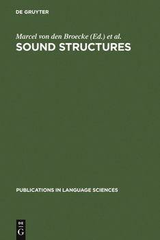 Hardcover Sound Structures: Studies for Antonie Cohen Book