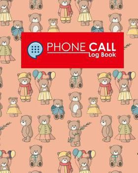 Paperback Phone Call Log Book