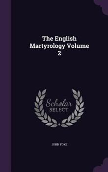 Hardcover The English Martyrology Volume 2 Book