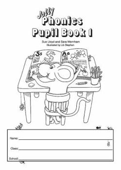 Paperback Jolly Phonics Pupil Book 1 (Black And White Edition) (Jolly Learning) Book