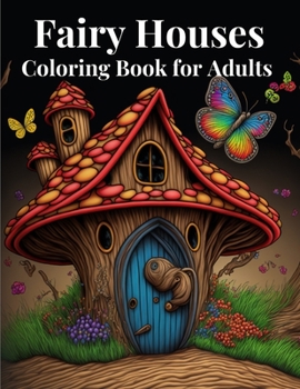 Fairy Houses Coloring Book for Adults: 50 Beautiful Fairy House Coloring Pages for Adults