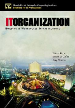 Paperback It Organization: Building a Worldclass Infrastructure Book
