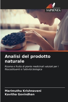 Paperback Analisi del prodotto naturale [Italian] Book