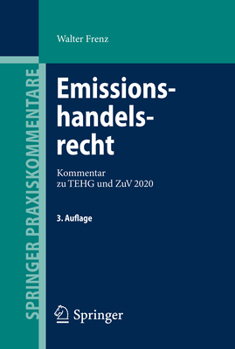 Hardcover Emissionshandelsrecht: Kommentar Zu Tehg Und Zuv 2020 [German] Book