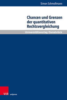 Hardcover Chancen Und Grenzen Der Quantitativen Rechtsvergleichung [German] Book