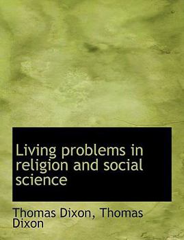 Paperback Living Problems in Religion and Social Science Book