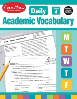 Paperback Daily Academic Vocabulary, Grade 4 Teacher Edition Book