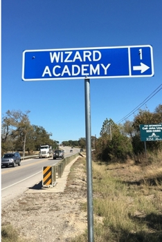 Paperback Wizard Academy (A Joy Notes Notebook): Journal, Diary, Notebook, Notepad, Organizer - Lined Paper, 110 Pages, 6 x 9 inches in Size Book