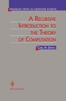 Paperback A Recursive Introduction to the Theory of Computation Book