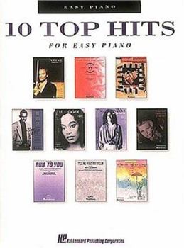 Paperback Chartbuster - 10 Top Hits For Easy Piano (Guitar Recorded Versions) Book