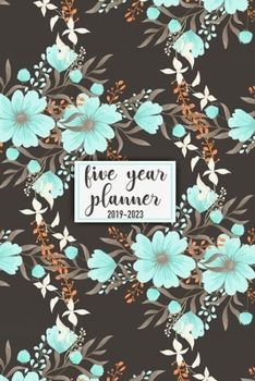 Paperback Five Year Planner: 2019 - 2023 Pocket Planner and Monthly Planner for 5 Year Plan - 60 Month Calendar with Federal Holidays Book