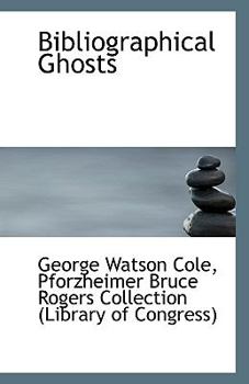 Paperback Bibliographical Ghosts Book