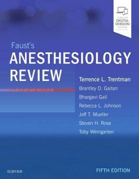 Paperback Faust's Anesthesiology Review Book