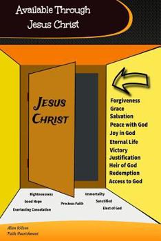 Paperback Available Through Jesus Christ: Christian Notebook Fits in Your Bible Case Book