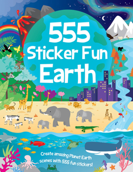 Paperback 555 Sticker Fun - Earth Book