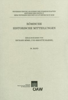 Paperback Romische Historische Mitteilungen 54 [German] Book