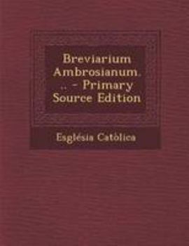 Paperback Breviarium Ambrosianum... [Latin] Book