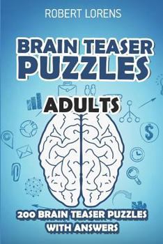 Paperback Brain Teaser Puzzles Adults: Walls Puzzles - 200 Brain Puzzles with Answers Book