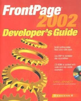 Paperback FrontPage(R) 2002 Developer's Guide [With CDROM] Book