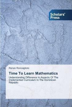 Paperback Time To Learn Mathematics Book