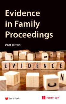 Paperback Evidence in Family Proceedings Book