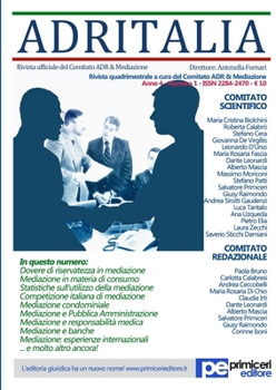 Paperback ADR Italia (Numero 1/2017) [Italian] Book