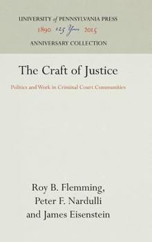 Hardcover The Craft of Justice Book