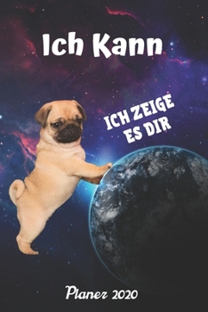 Paperback Planer 2020: Terminplaner Monatsplaner und Wochenplaner Organizer Mops Motivierend [German] Book