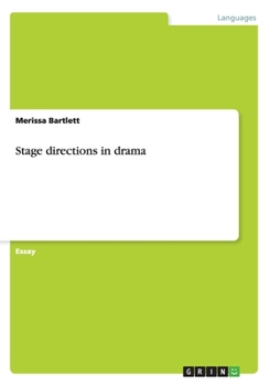 Paperback Stage directions in drama Book