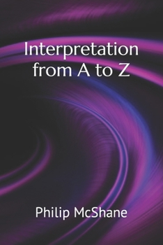 Paperback Interpretation from A to Z Book