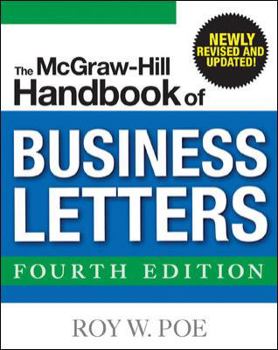 Paperback The McGraw-Hill Handbook of Business Letters, 4/E Book