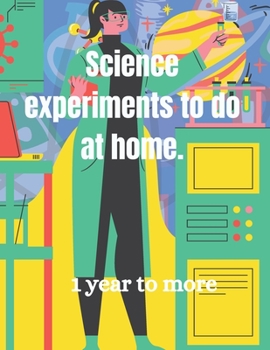 Paperback Science experiments to do at home. Book