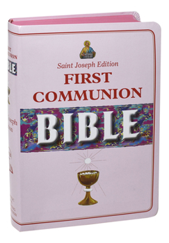 Hardcover New Catholic Bible -- Med. Print (Girl Communion) Book