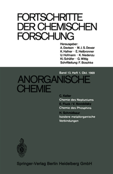 Paperback Fortschritte Der Chemischen Forschung: Anorganische Chemie / Photochemistry / Angewandte Physikalische Chemie [German] Book