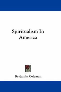 Hardcover Spiritualism in America Book