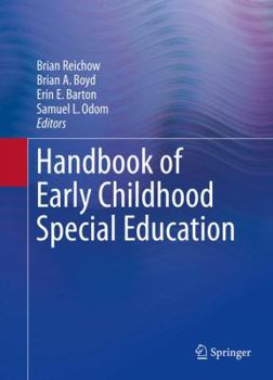 Paperback Handbook of Early Childhood Special Education Book